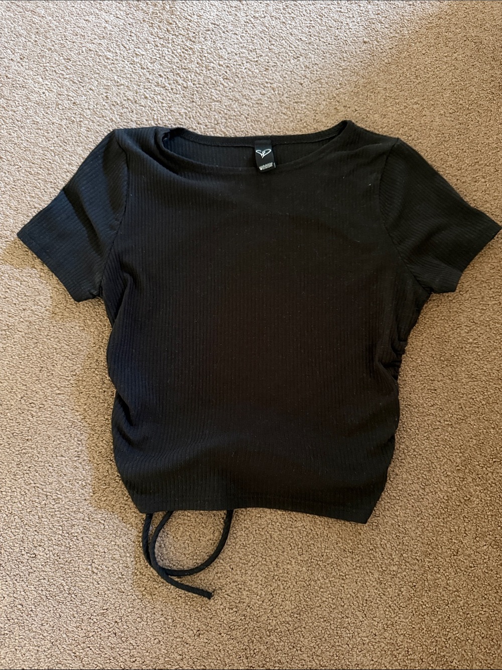 Windsor Drawstring Short Sleeve Top